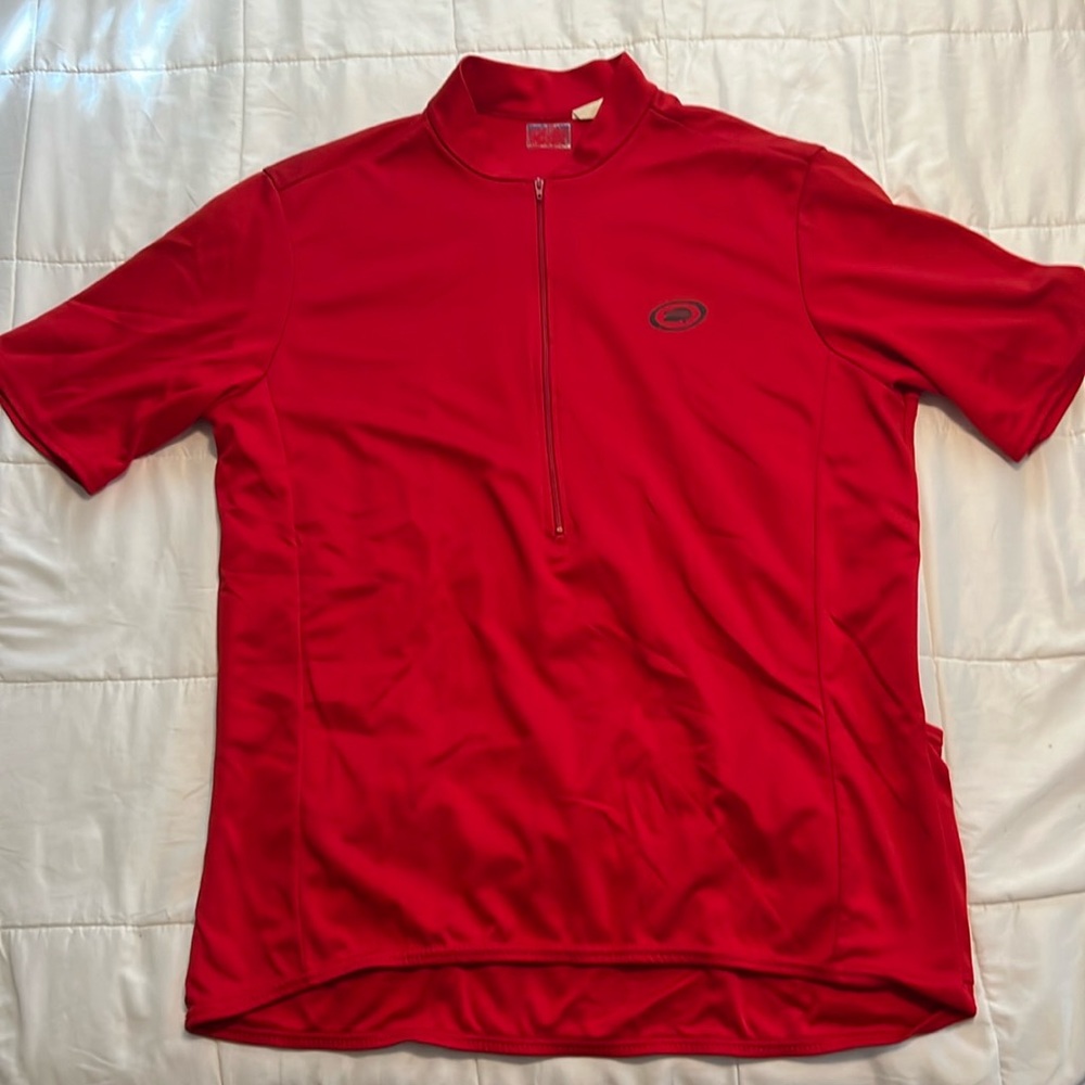 Red performance Mens Cycling Jersey XL